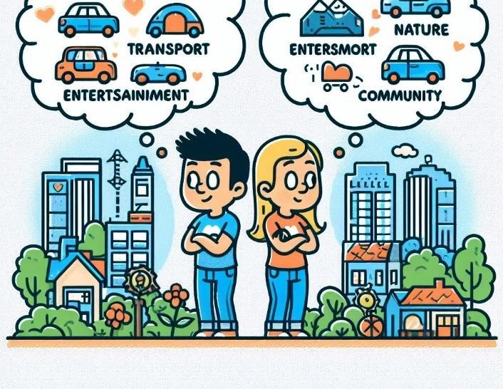 Read more about the article Tinggal di Kota atau Pinggiran: Mana yang Lebih Baik, Tinggal di Pusat Kota atau Pinggiran Kota?